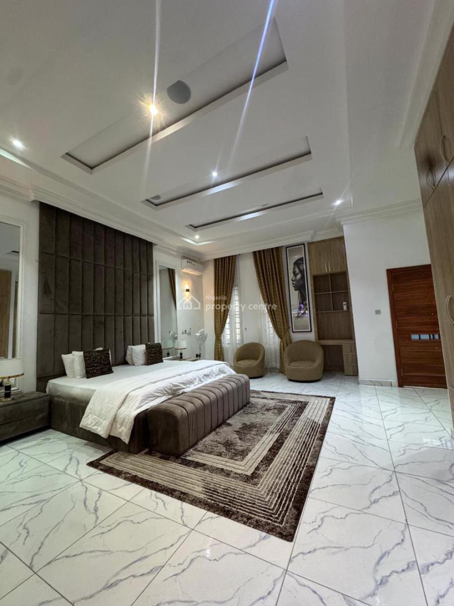 Privately Gated 4 Bedrooms Semi Detached Duplex, Idado Estate (by Vava Furniture, Igbofon Bus-stop), Lekki, Lagos, Semi-detached Duplex Short Let