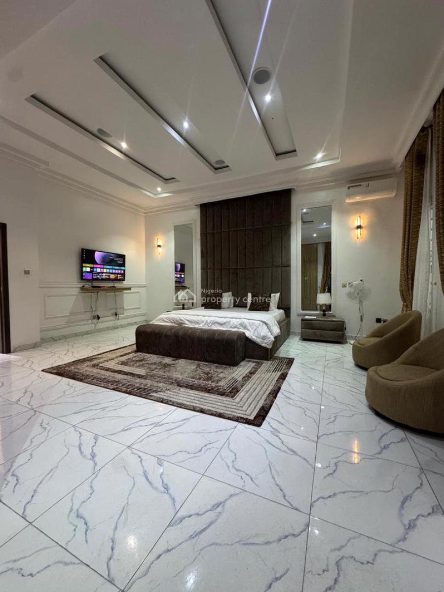 Privately Gated 4 Bedrooms Semi Detached Duplex, Idado Estate (by Vava Furniture, Igbofon Bus-stop), Lekki, Lagos, Semi-detached Duplex Short Let