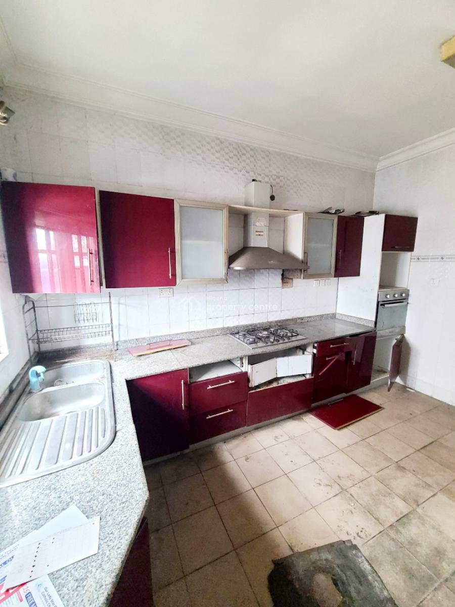 Spacious 4 Bedroom Semi Detached Duplex with 1 Bq, Chevron Estate, Chevron Drive, Lekki, Lagos, Semi-detached Duplex for Rent