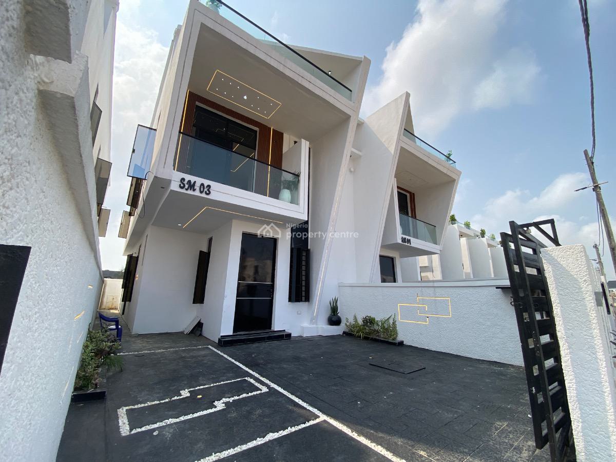Exquisite 4 Bedroom Semi-detached Duplex with Bq, Ikota, Lekki, Lagos, Semi-detached Duplex for Sale