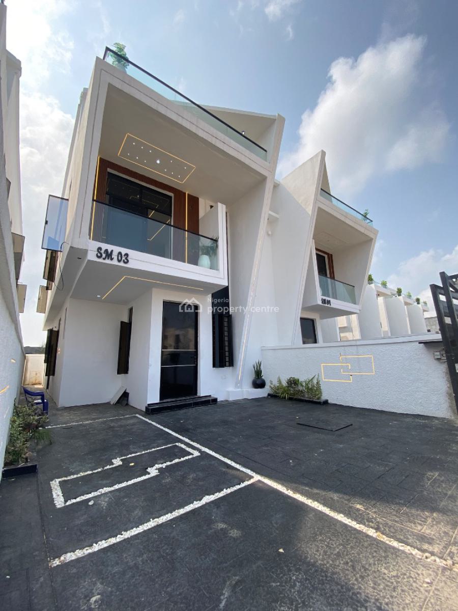 Exquisite 4 Bedroom Semi-detached Duplex with Bq, Ikota, Lekki, Lagos, Semi-detached Duplex for Sale
