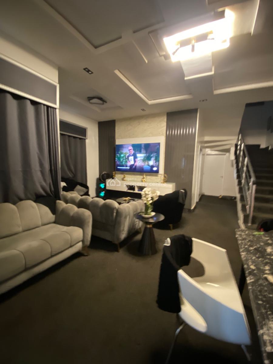 Luxuriously Furnished 4bedroom Fully Detached Duplex + Bq & Pool, Divine Homes Estate, By Thomas Estate, Ajah, Lagos, Ajah, Lagos, Detached Duplex for Rent