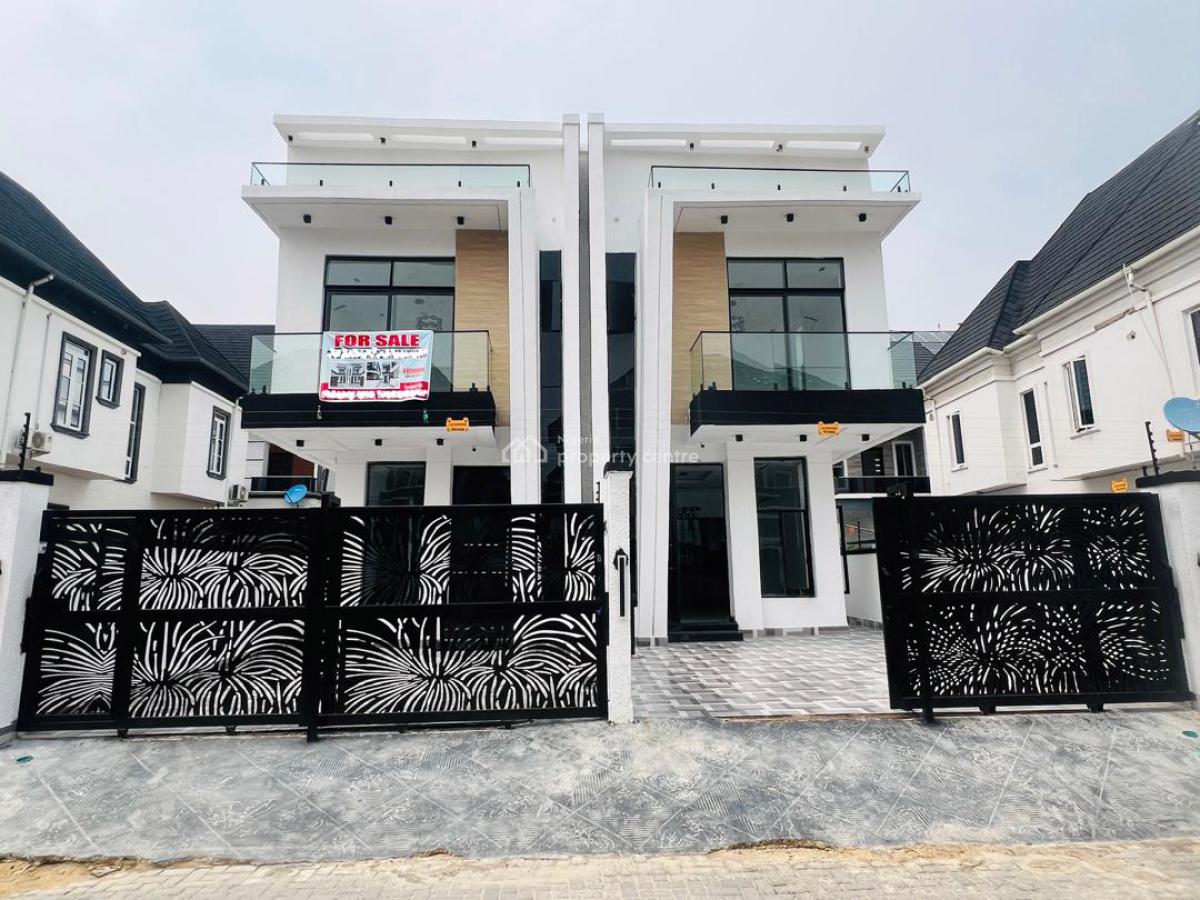 Exquisite 4 Bedroom Semi Detached Duplex  + Bq, Orchid Rd, Lekki Expressway, Lekki, Lagos, Semi-detached Duplex for Sale