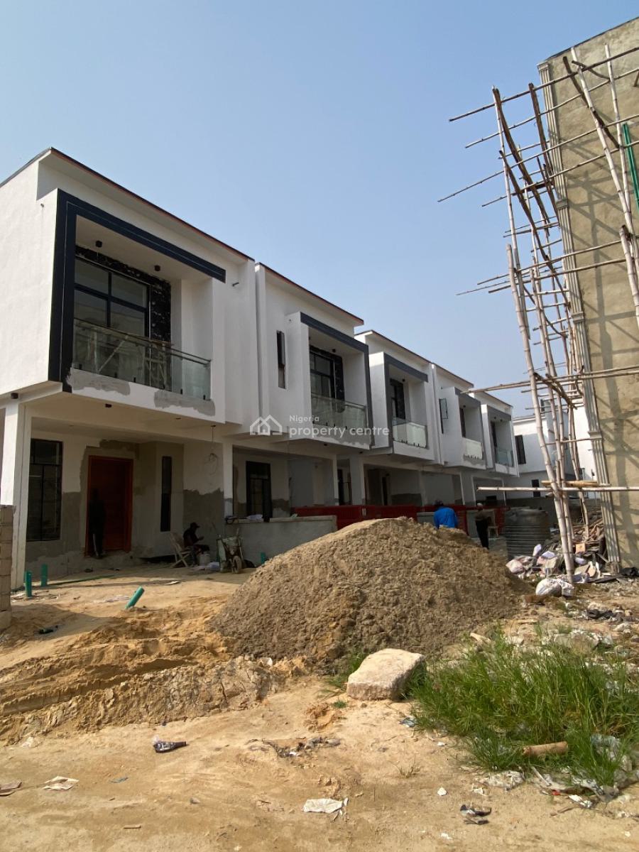 Exquisite 4 Bedroom Terraced House with Bq, Ikota, Ikota, Lekki, Lagos, Terraced Duplex for Sale