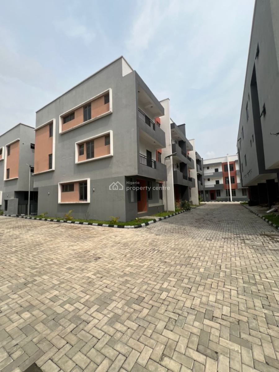 Spacious 4-bedroom Terrace Duplex with Private Bq, Ikate, Lekki, Lagos, Terraced Duplex for Rent