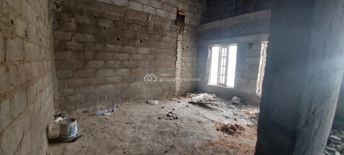 4 Bedroom Terrace Duplex with Bq (carcass), Life Camp, Abuja, Terraced Duplex for Sale