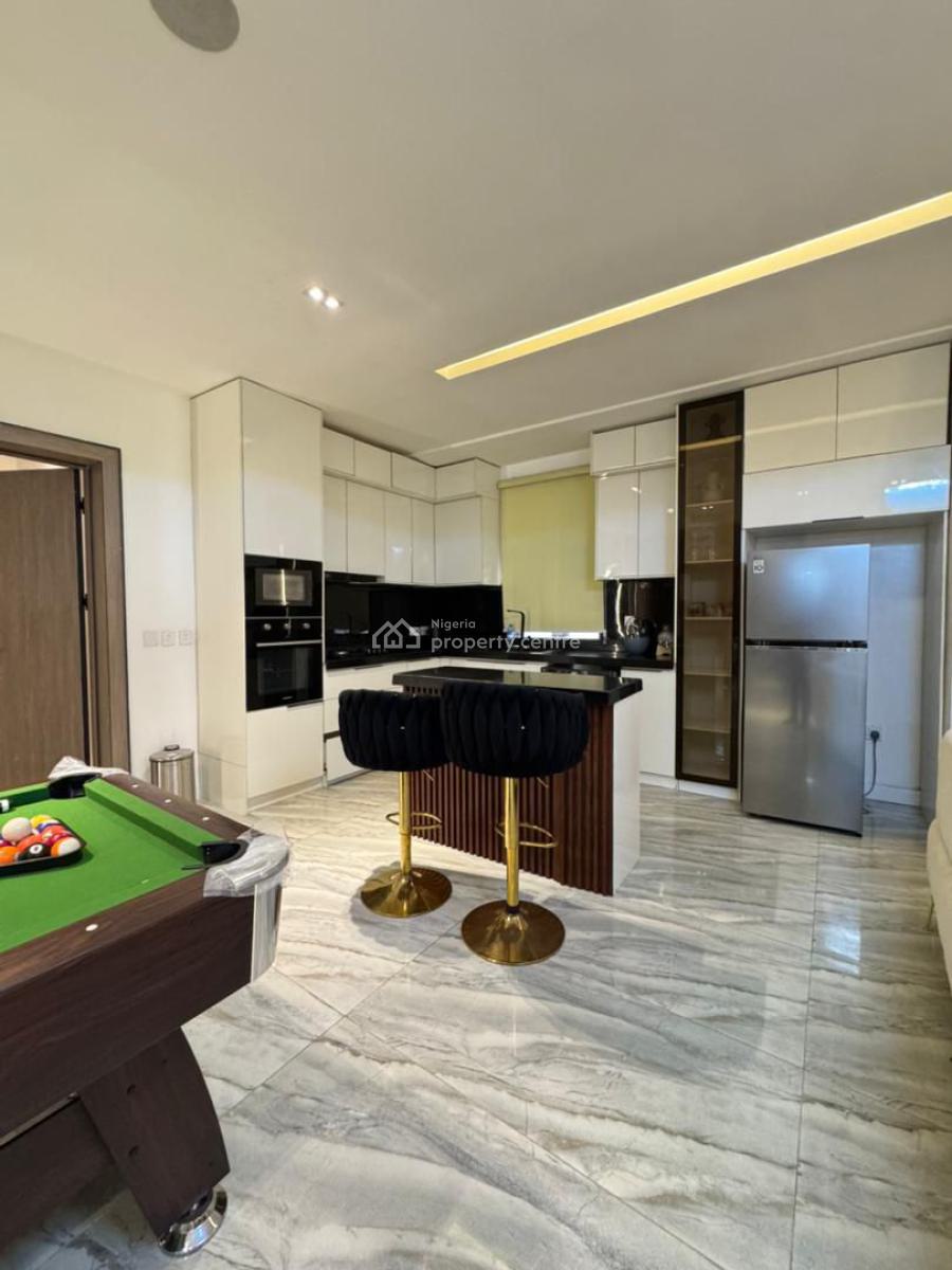 Fully Furnished 2-bedroom Apartment with Estate Services, Agungi, Lekki, Lagos, Flat / Apartment for Rent