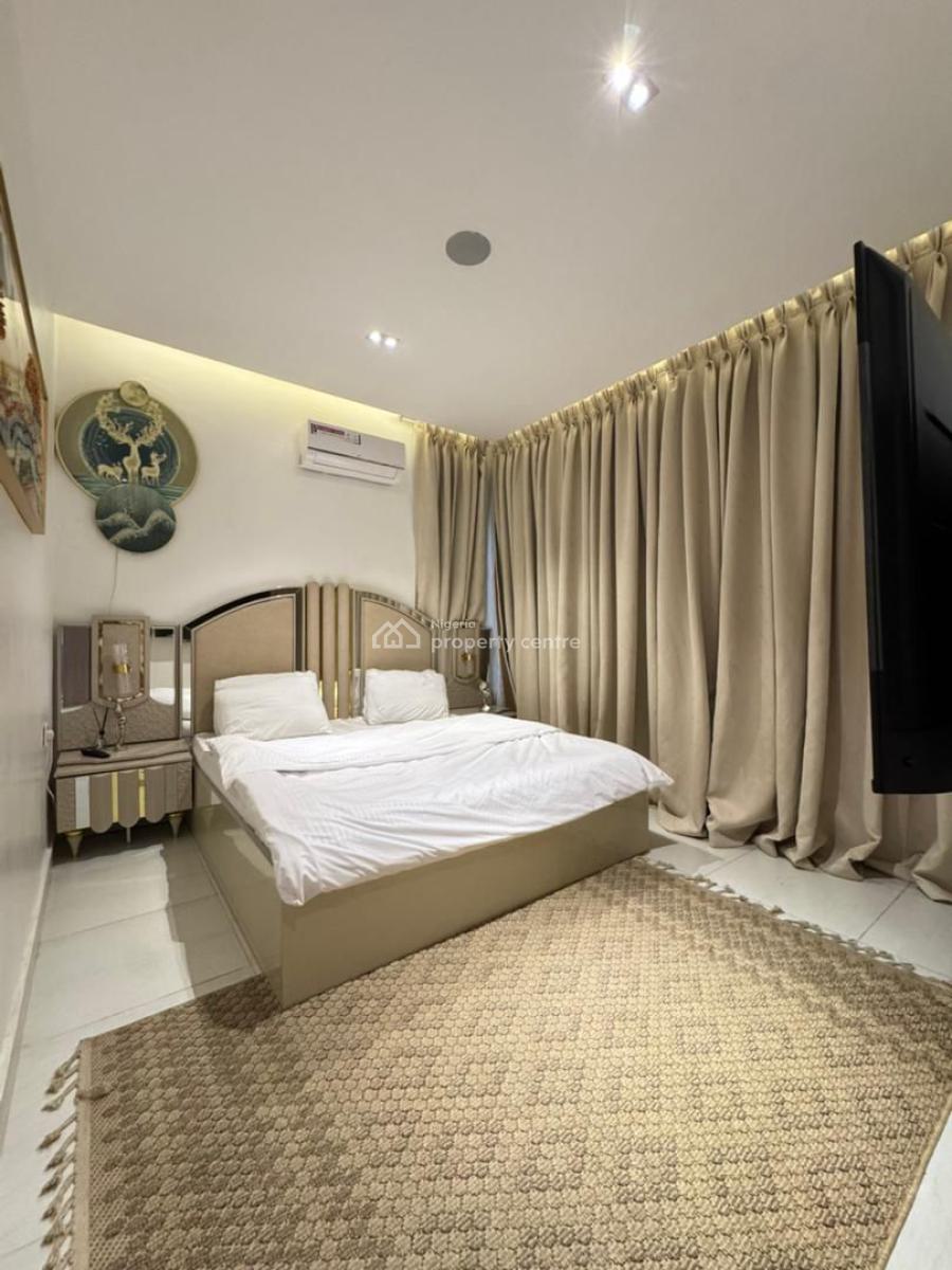 Fully Furnished 2-bedroom Apartment with Estate Services, Agungi, Lekki, Lagos, Flat / Apartment for Rent