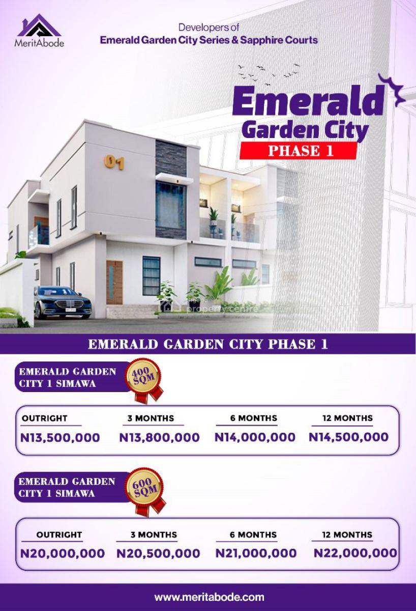 Residential Land in a Well Secured Estate, Lotto Simawa Road, Simawa, Ogun, Residential Land for Sale