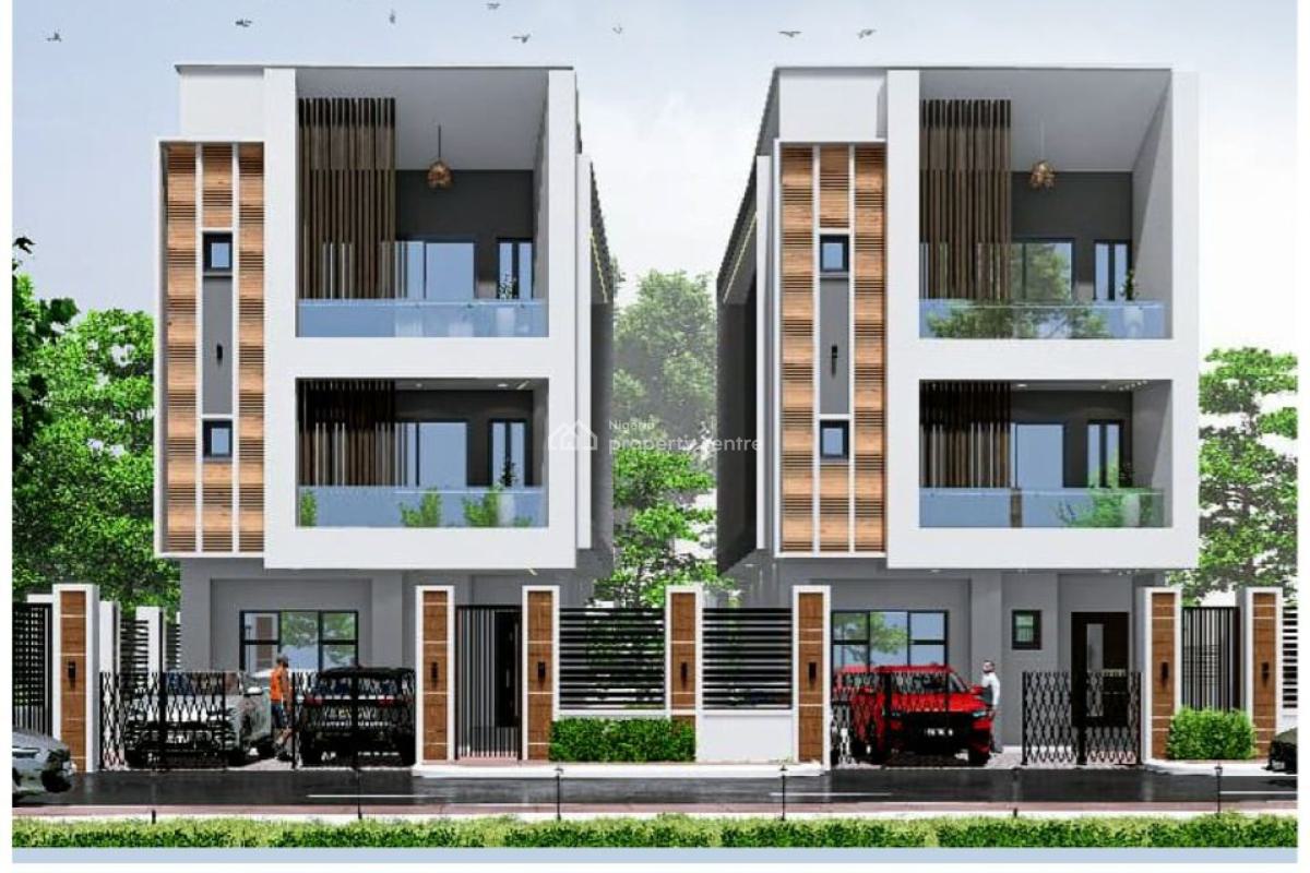 4 Bedroom Terrace Duplex Plus Bq Offplan, Omole Phase 2, Ikeja, Lagos, Terraced Duplex for Sale