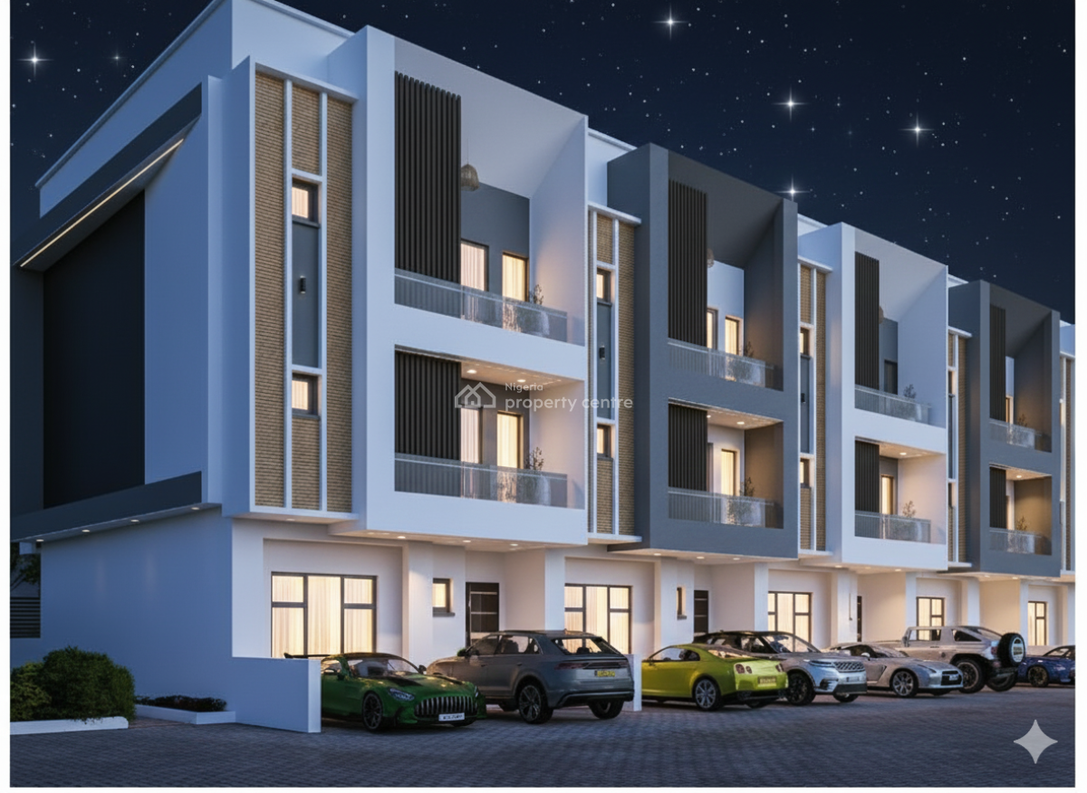 4 Bedroom Terrace Duplex Plus Bq Offplan, Omole Phase 2, Ikeja, Lagos, Terraced Duplex for Sale