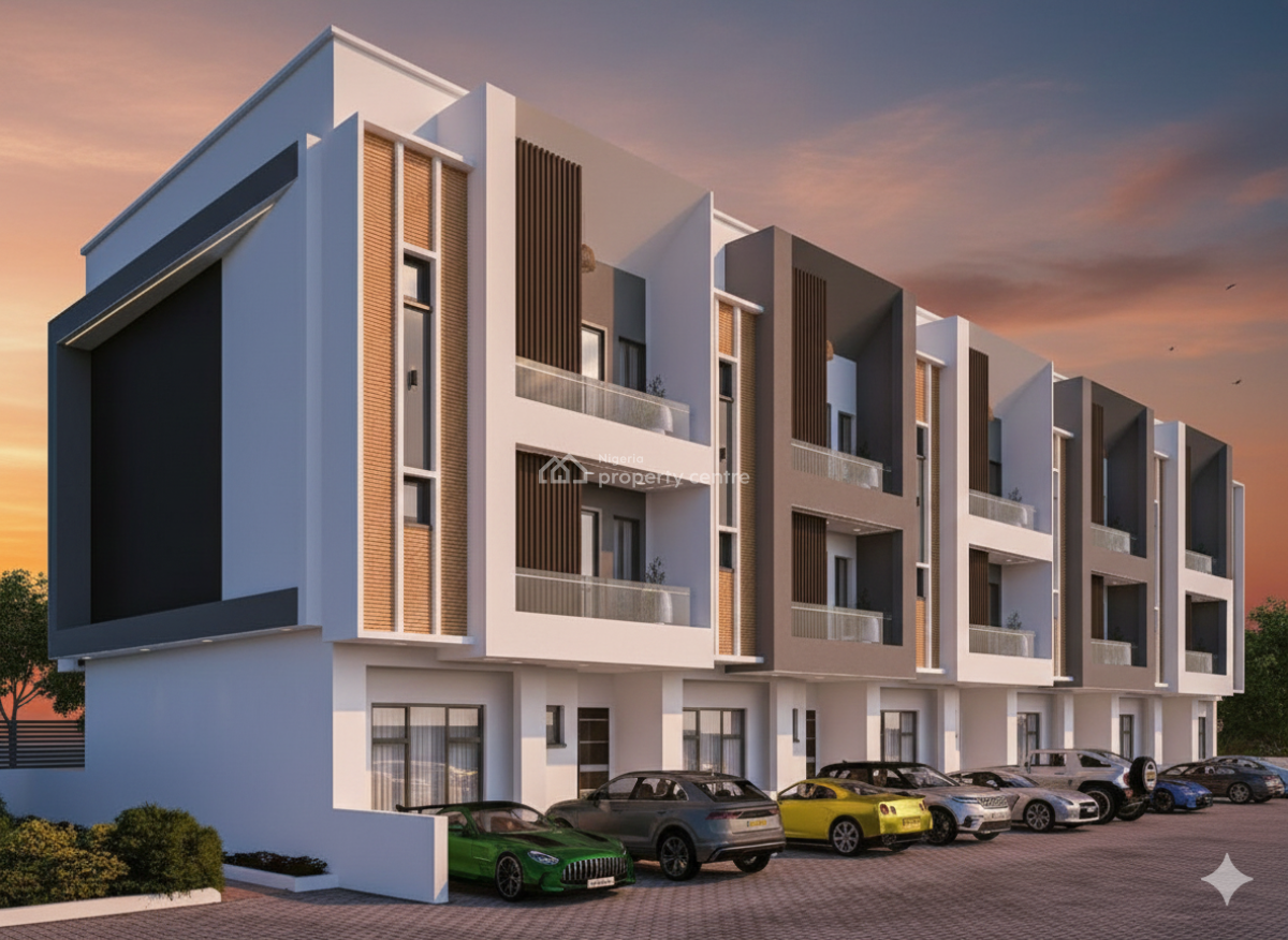 4 Bedroom Terrace Duplex Plus Bq Offplan, Omole Phase 2, Ikeja, Lagos, Terraced Duplex for Sale
