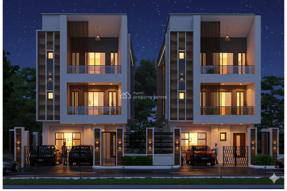 4 Bedroom Terrace Duplex Plus Bq Offplan, Omole Phase 2, Ikeja, Lagos, Terraced Duplex for Sale