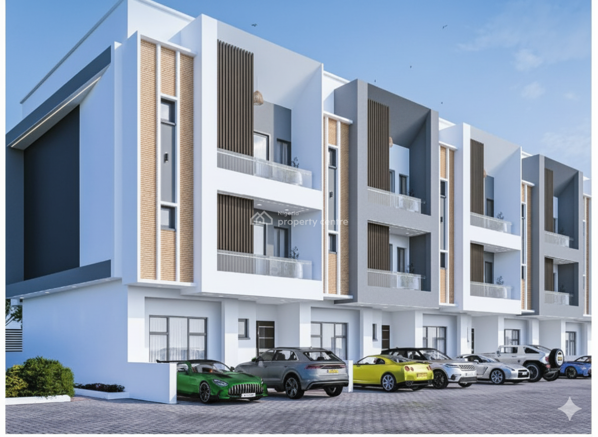4 Bedroom Terrace Duplex Plus Bq Offplan, Omole Phase 2, Ikeja, Lagos, Terraced Duplex for Sale