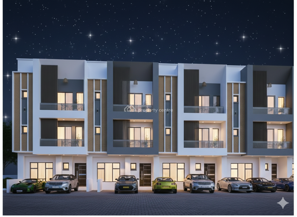 4 Bedroom Terrace Duplex Plus Bq Offplan, Omole Phase 2, Ikeja, Lagos, Terraced Duplex for Sale