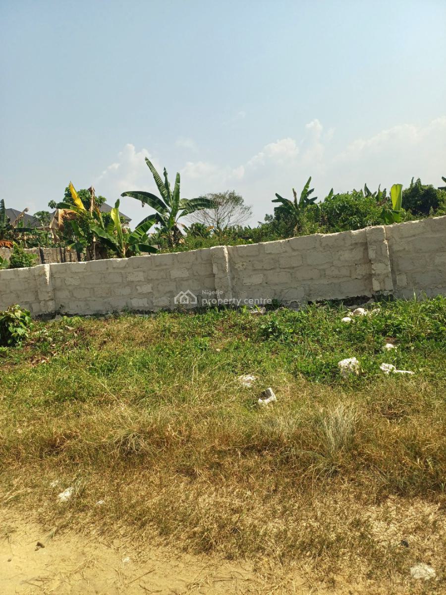 Fenced 3 Plots of Land, Obirikwerre Airport Road, Port Harcourt, Rivers, Mixed-use Land for Sale