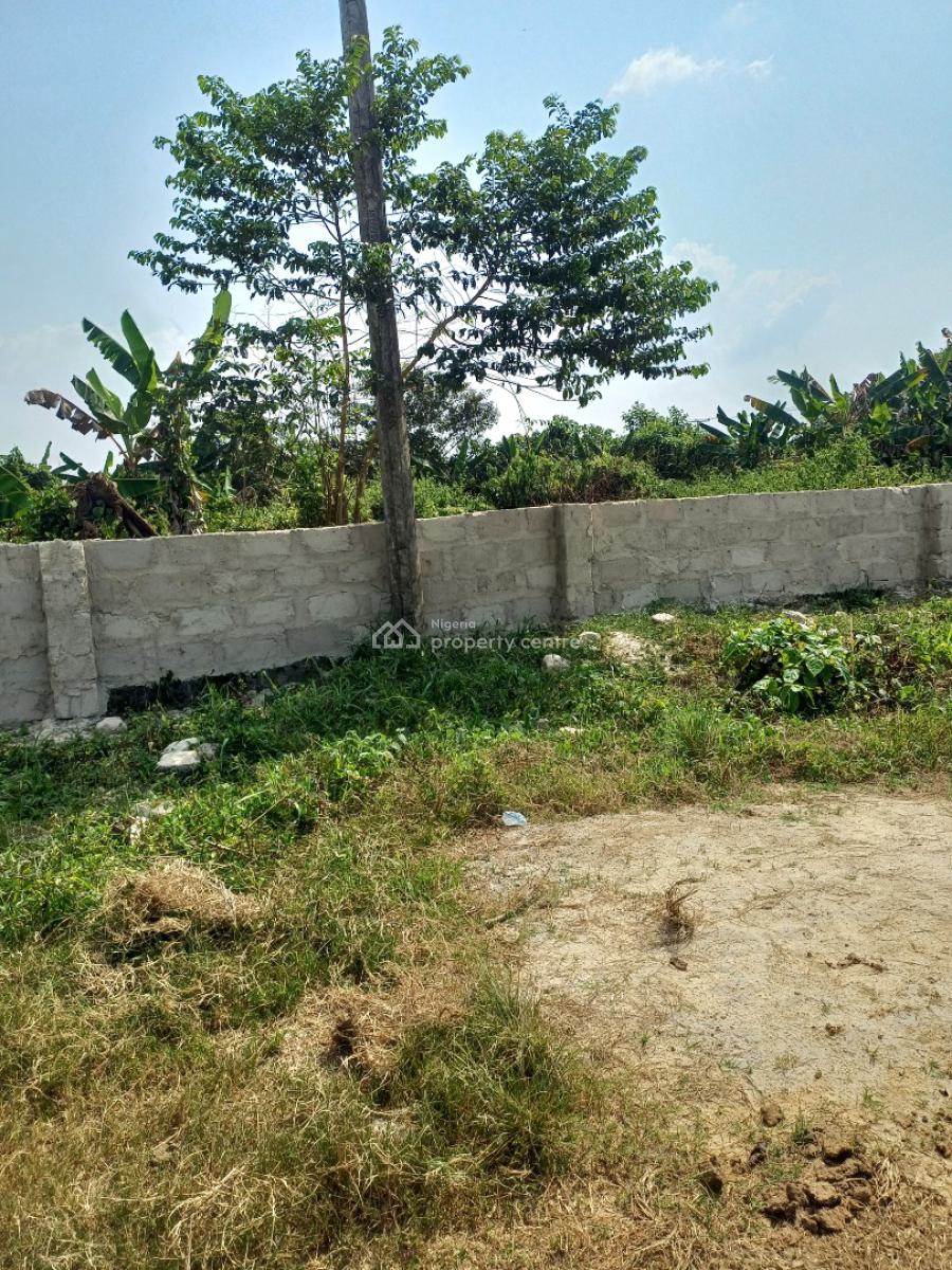 Fenced 3 Plots of Land, Obirikwerre Airport Road, Port Harcourt, Rivers, Mixed-use Land for Sale