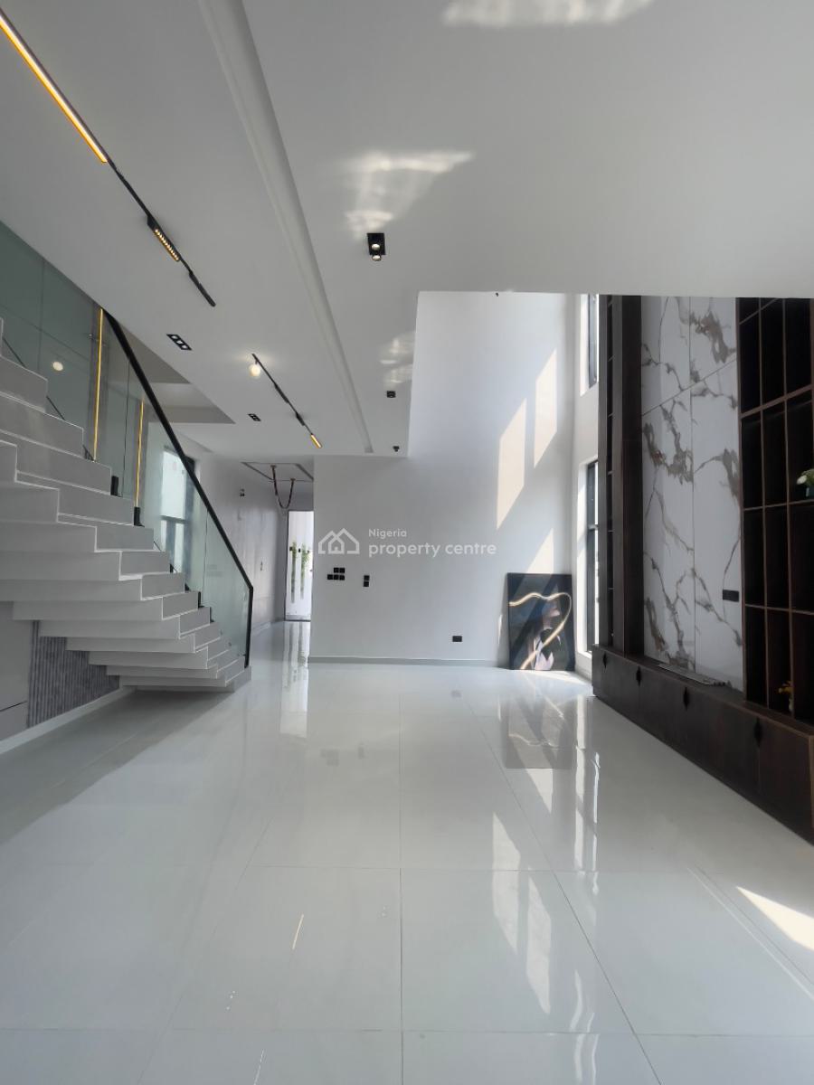 Delightfully Carved 5 Bed Luxury Smart Home with Swimming Pool and Bq, Chevron, Lekki, Lagos, Detached Duplex for Sale