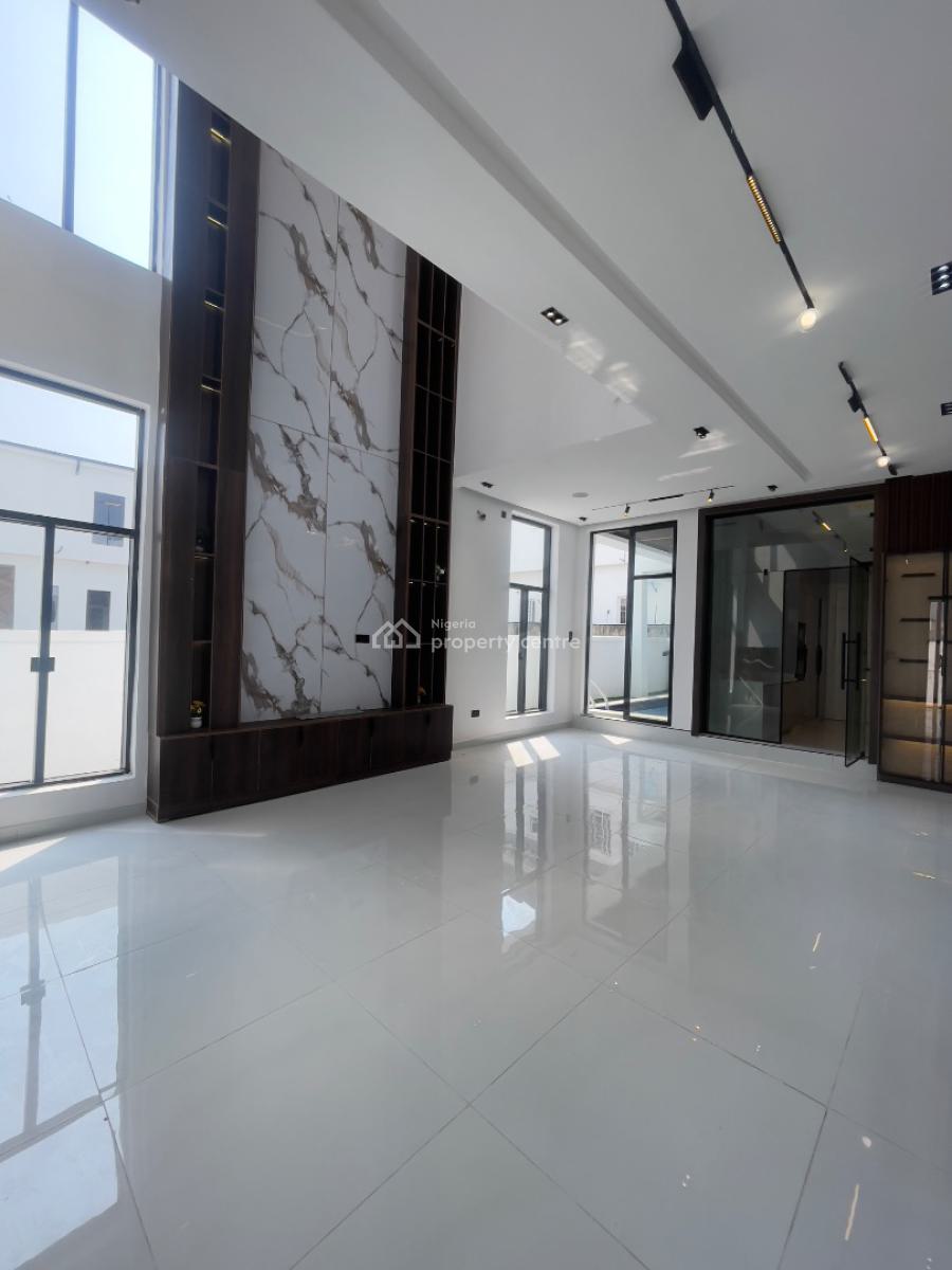 Delightfully Carved 5 Bed Luxury Smart Home with Swimming Pool and Bq, Chevron, Lekki, Lagos, Detached Duplex for Sale
