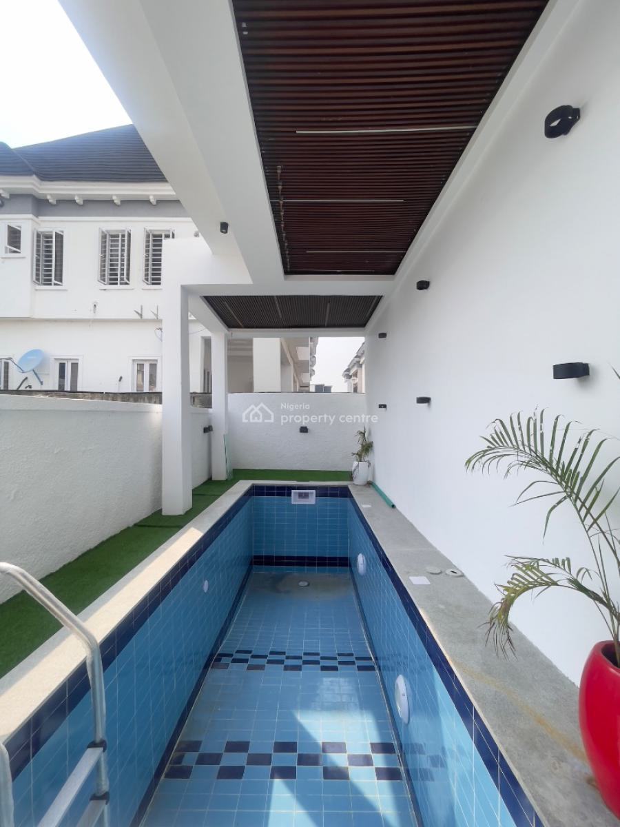 Delightfully Carved 5 Bed Luxury Smart Home with Swimming Pool and Bq, Chevron, Lekki, Lagos, Detached Duplex for Sale