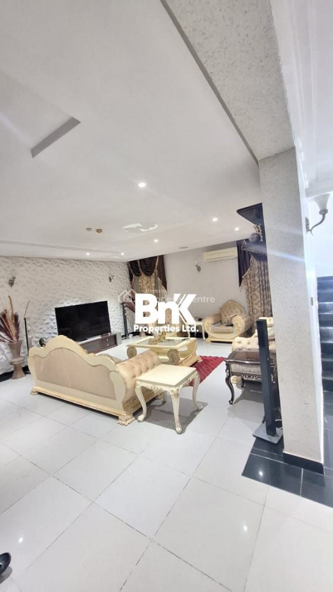 Fully Furnished 5-bedroom Detached Duplex with Standard 2rooms Bq, Lekki Phase 1, Lekki, Lagos, Flat / Apartment for Rent