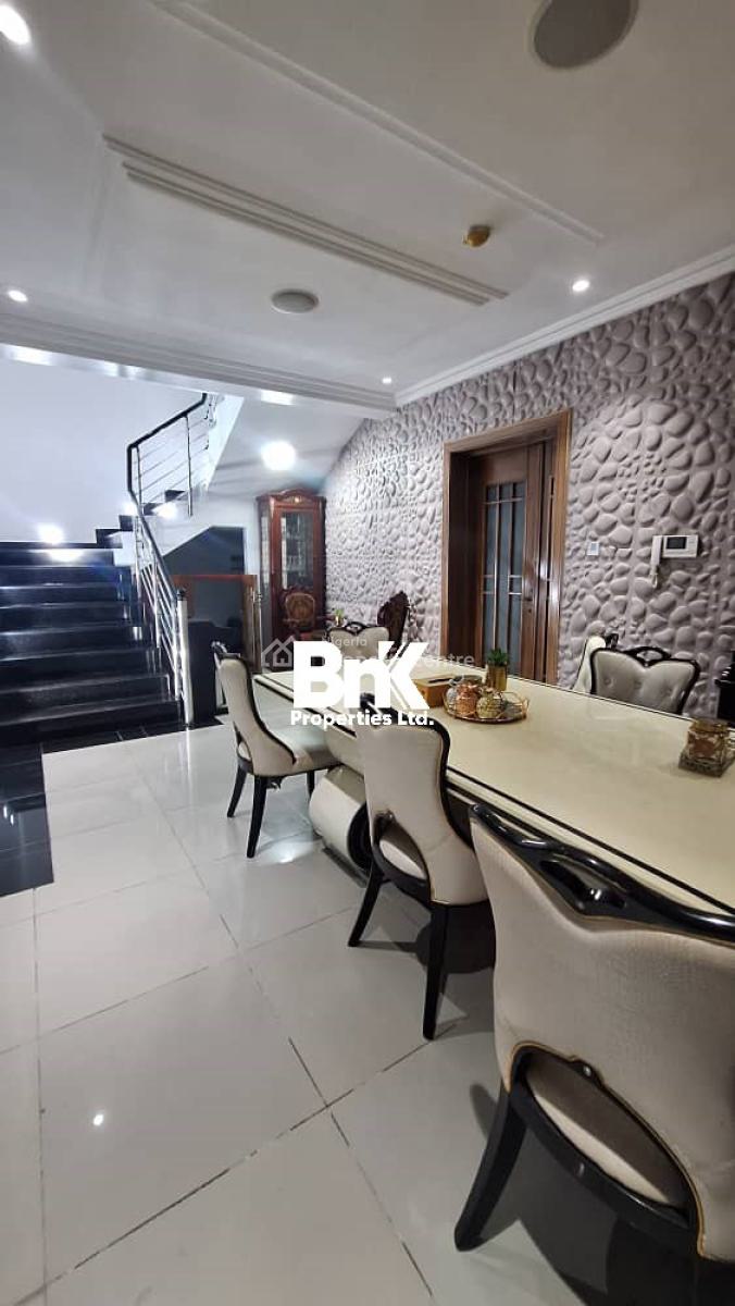 Fully Furnished 5-bedroom Detached Duplex with Standard 2rooms Bq, Lekki Phase 1, Lekki, Lagos, Flat / Apartment for Rent