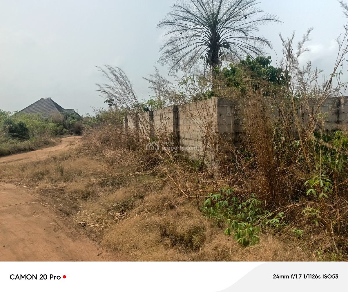 One Full Plot of Land with Fenced Advantage, Avu By The, Missionary School Close to White House, Owerri Municipal, Imo, Residential Land for Sale