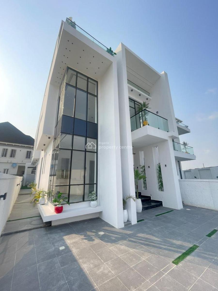 Exquisite  Luxury 5 Bedroom Fully Detached Duplex with Bq a, Chevron, Lekki, Lagos, Detached Duplex for Sale