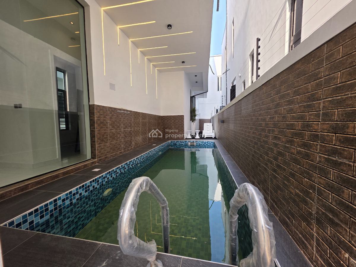 Nicely Located, Brand New 5 Bedroom Detached Duplex with Pool, Chevron Tollgate, Lekki, Lagos, Detached Duplex for Sale