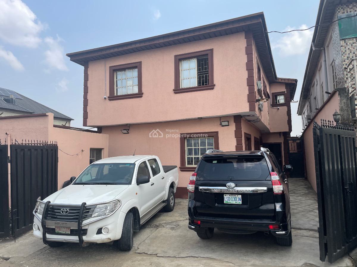 2bedroom Office Space Upstairs Close to Excellent Hotel, Close to Excellent Hotel Aguda Ogba, Ogba, Ikeja, Lagos, Flat / Apartment for Rent