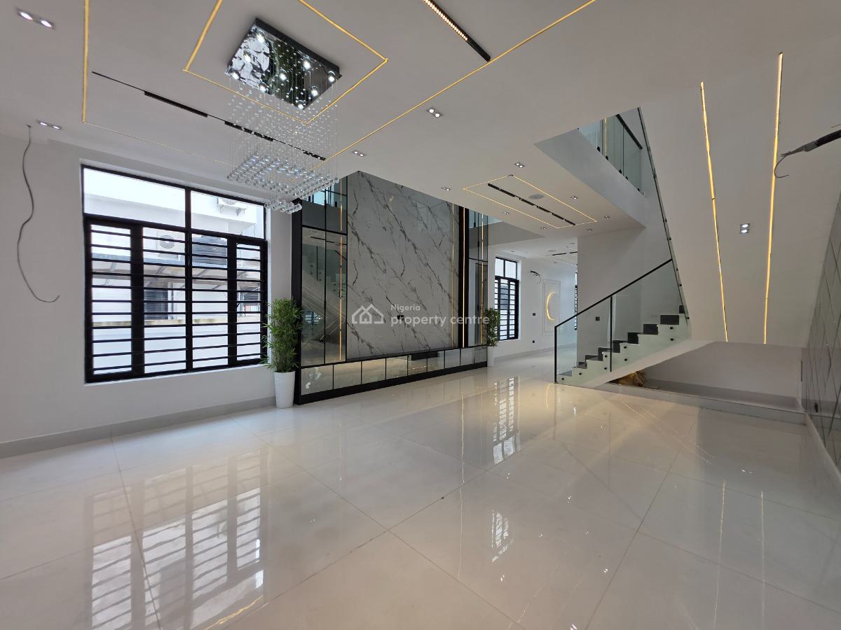 Contemporary 5 Bedroom Detached Duplex with Swimming Pool, Chevron Tollgate, Lekki, Lagos, Detached Duplex for Sale