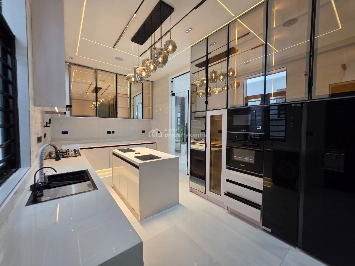 Contemporary 5 Bedroom Detached Duplex with Swimming Pool, Chevron Tollgate, Lekki, Lagos, Detached Duplex for Sale