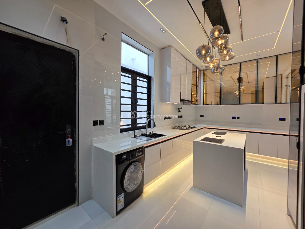 Contemporary 5 Bedroom Detached Duplex with Swimming Pool, Chevron Tollgate, Lekki, Lagos, Detached Duplex for Sale