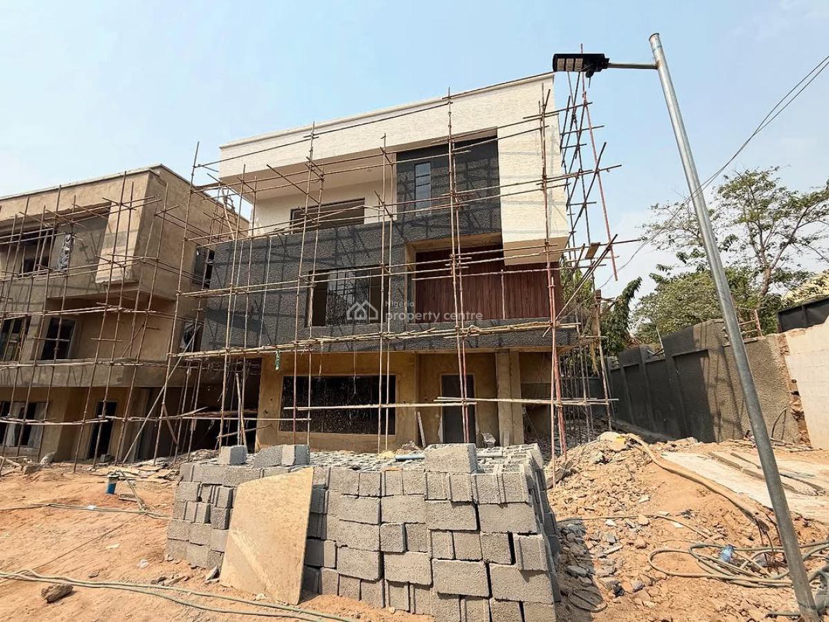 Standard 5bedroom Detached Duplex with Bq, Utako, Abuja, Detached Duplex for Sale