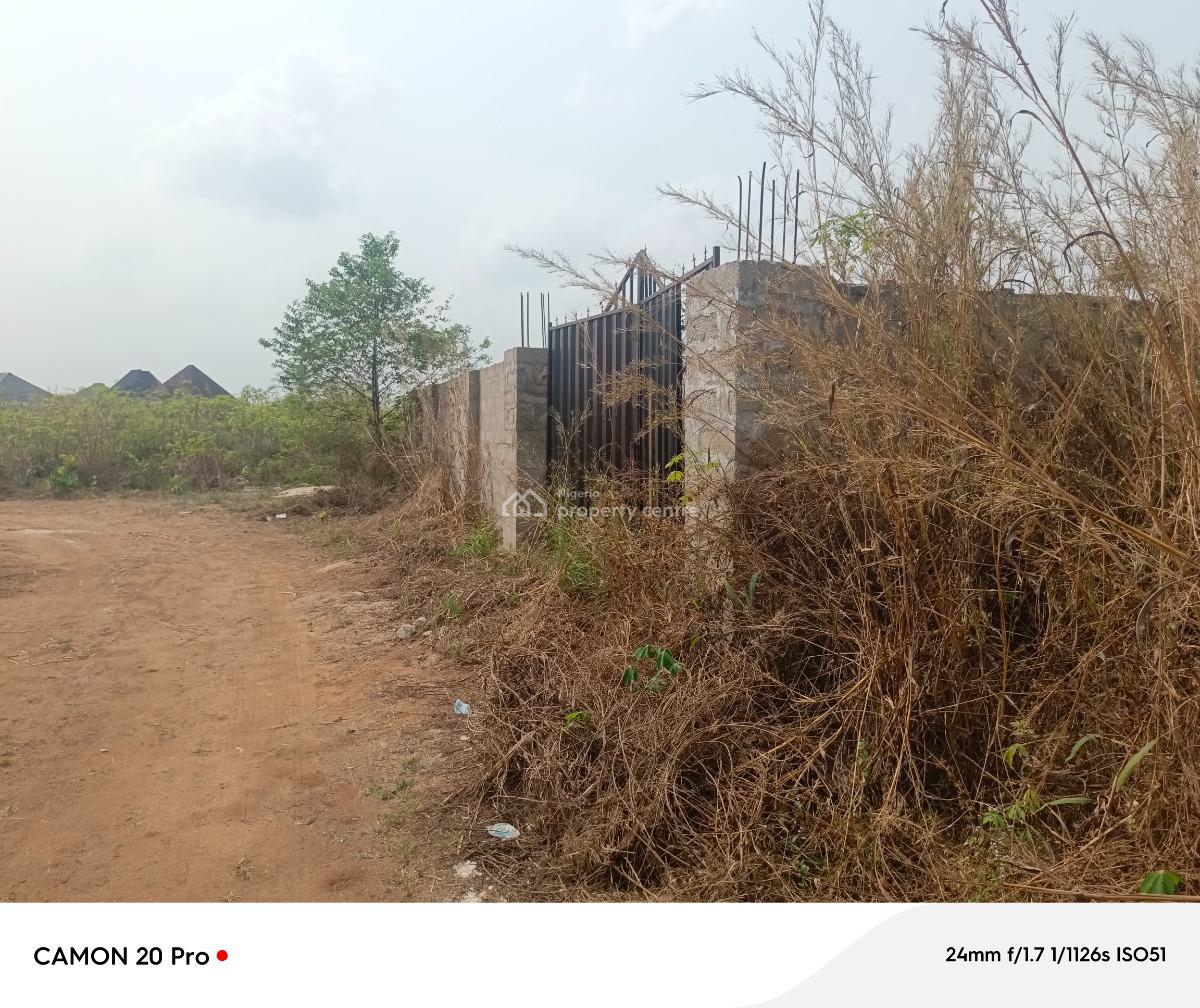 1 Plot of Land with Two Sides Fenced Advantages, Avu, Owerri Municipal, Imo, Residential Land for Sale