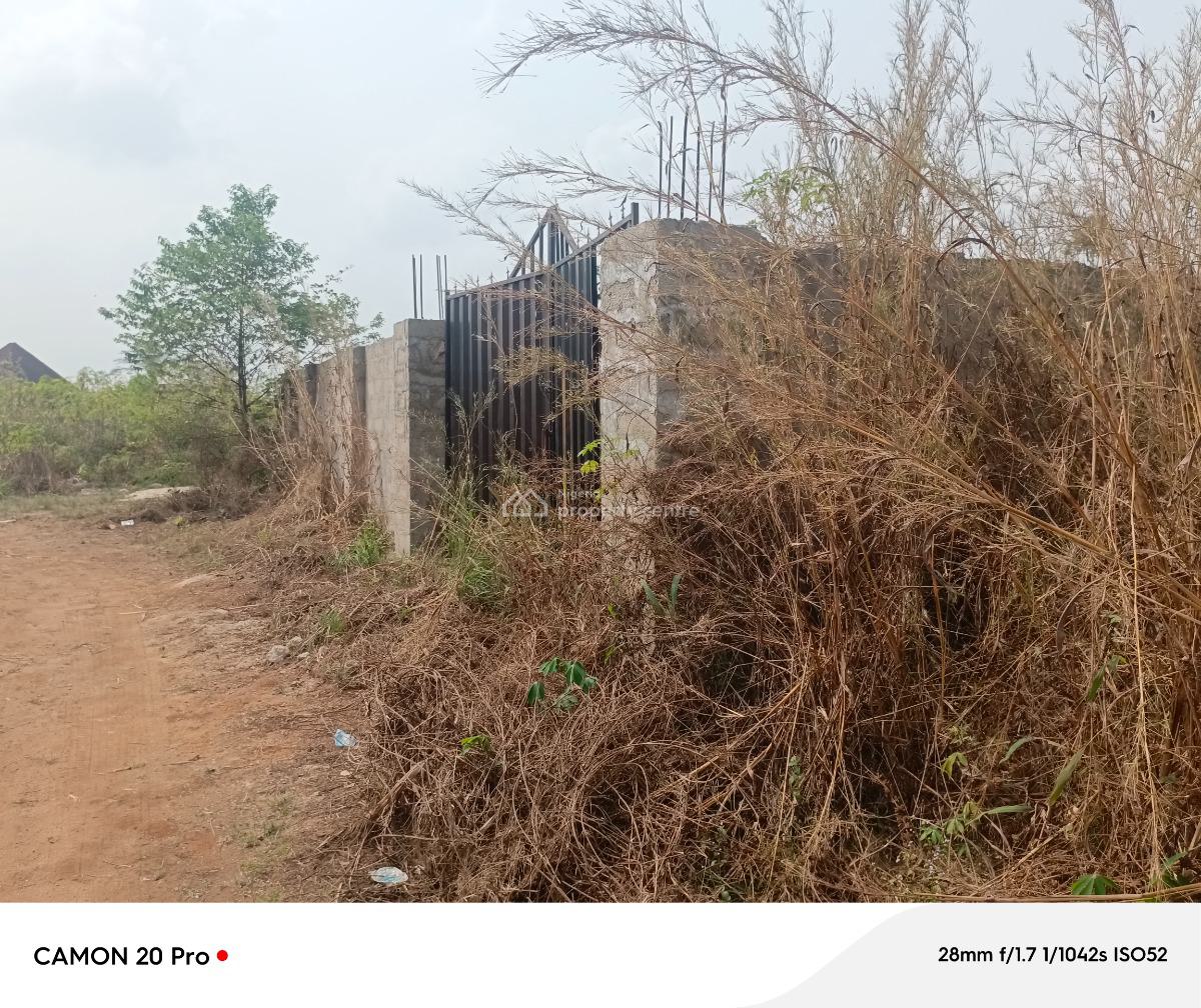 1 Plot of Land with Two Sides Fenced Advantages, Avu, Owerri Municipal, Imo, Residential Land for Sale