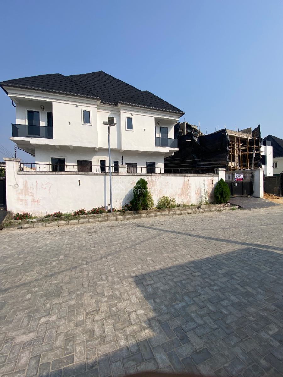 Newly Built 4bedroom Duplex Comes with Bq, Gate Estate By Blenco  Supermarket, Sangotedo, Ajah, Lagos, Semi-detached Duplex for Sale