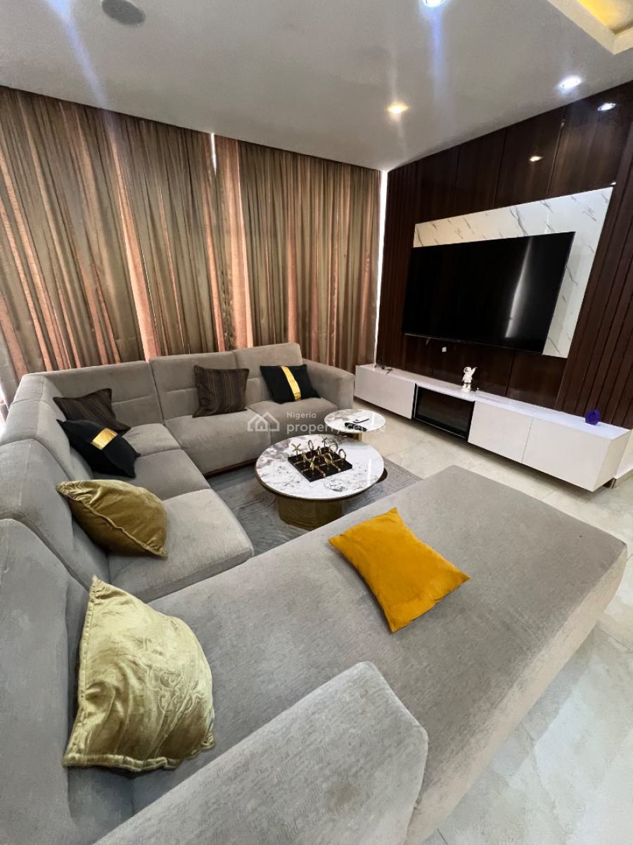 Unfurnished and Fully-serviced 3-bedroom Flat with 24 Hrs Electricity, Lekki Phase 1, Lekki, Lagos, Flat / Apartment for Rent