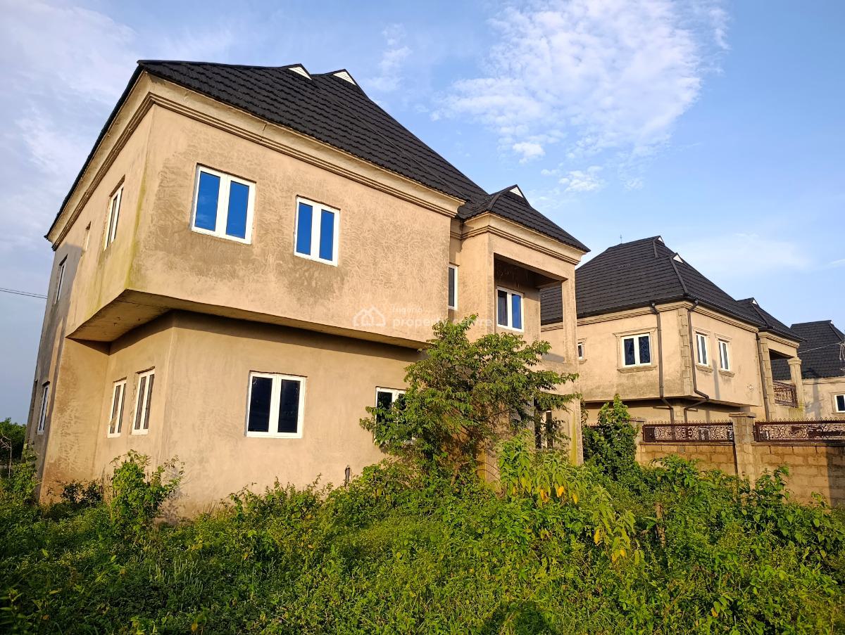 4 Bedroom Fully Detached Carcass Duplex, Treasure Hilltop Estate Ikola Command, Alagbado, Ifako-ijaiye, Lagos, Detached Duplex for Sale