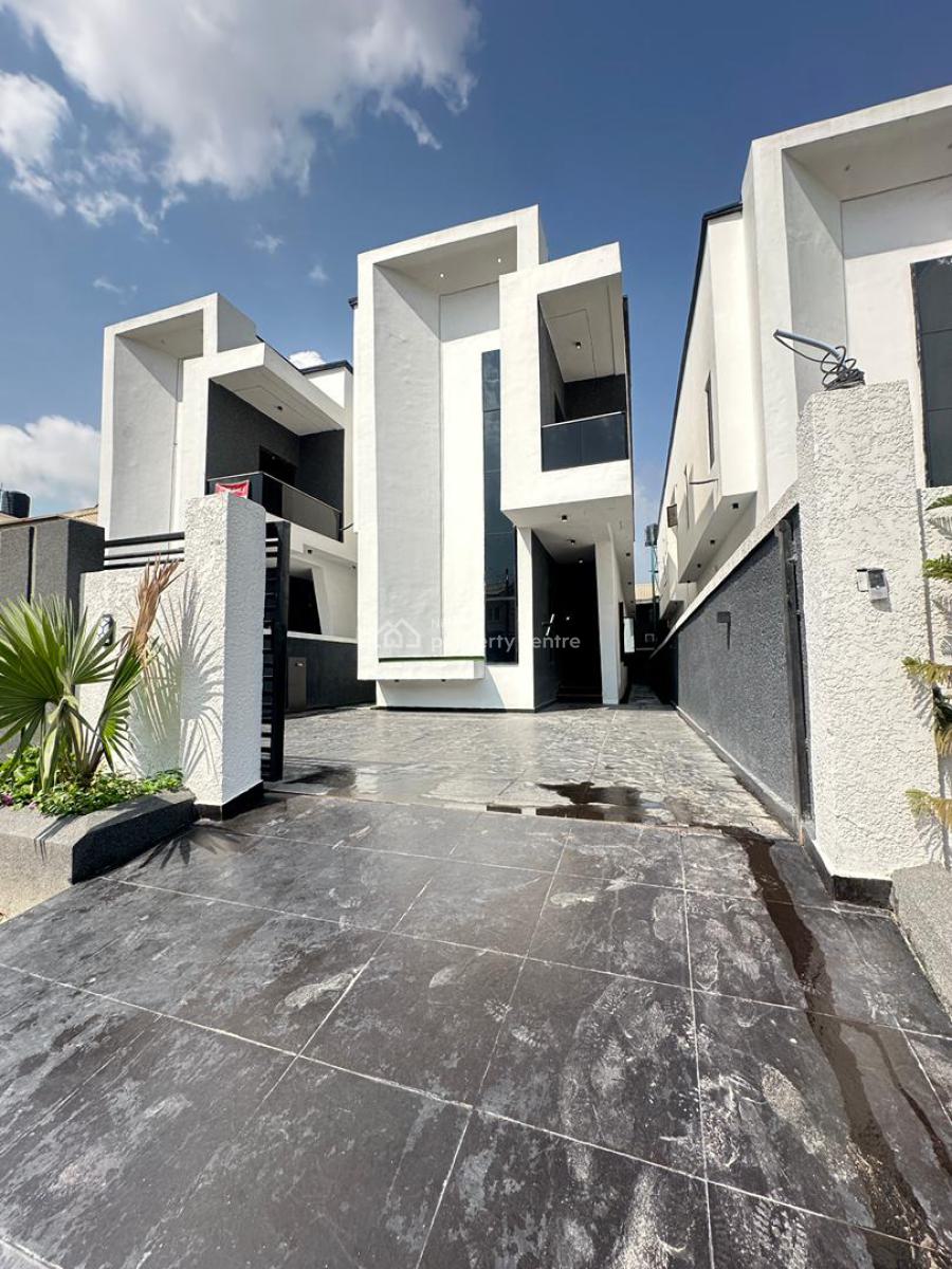 Well-built  Spacious 5 Bedroom Fully Detached Duplex with Bq and Pool, Ajah, Lekki, Lagos, Detached Duplex for Sale