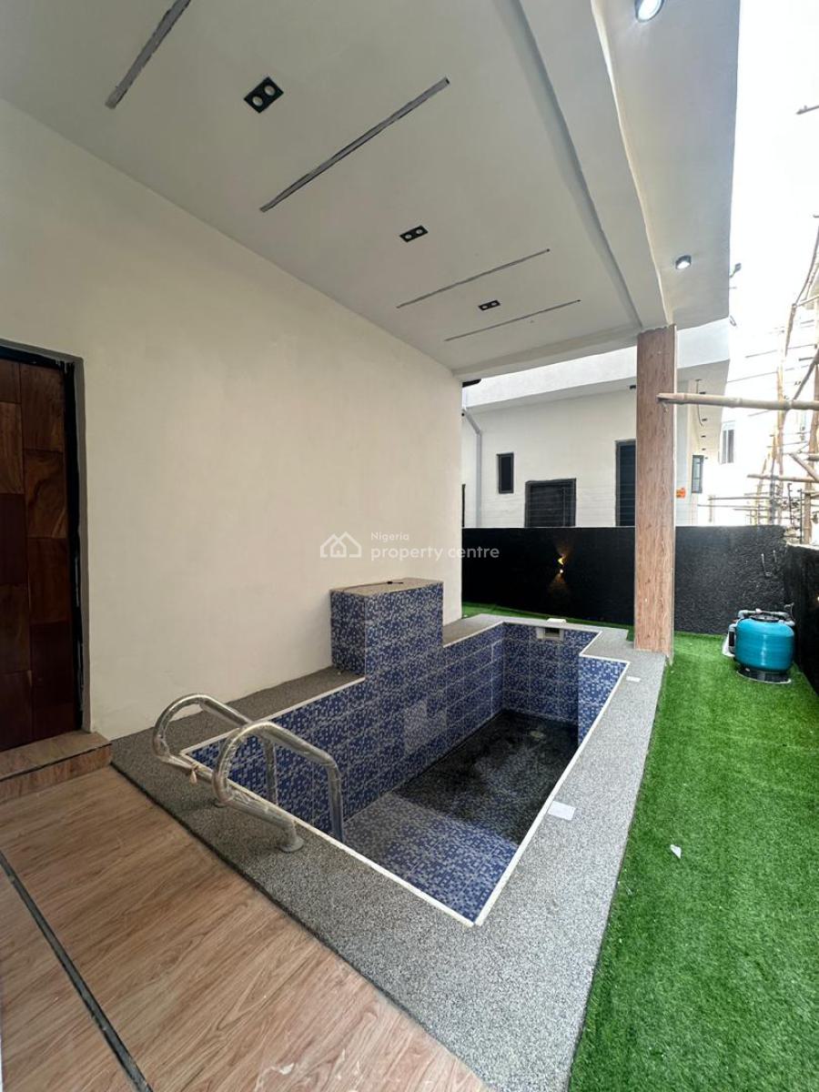 Exquisite 5 Bedroom Fully Detached Duplex with Bq and Pool, Ajah, Lekki, Lagos, Detached Duplex for Sale