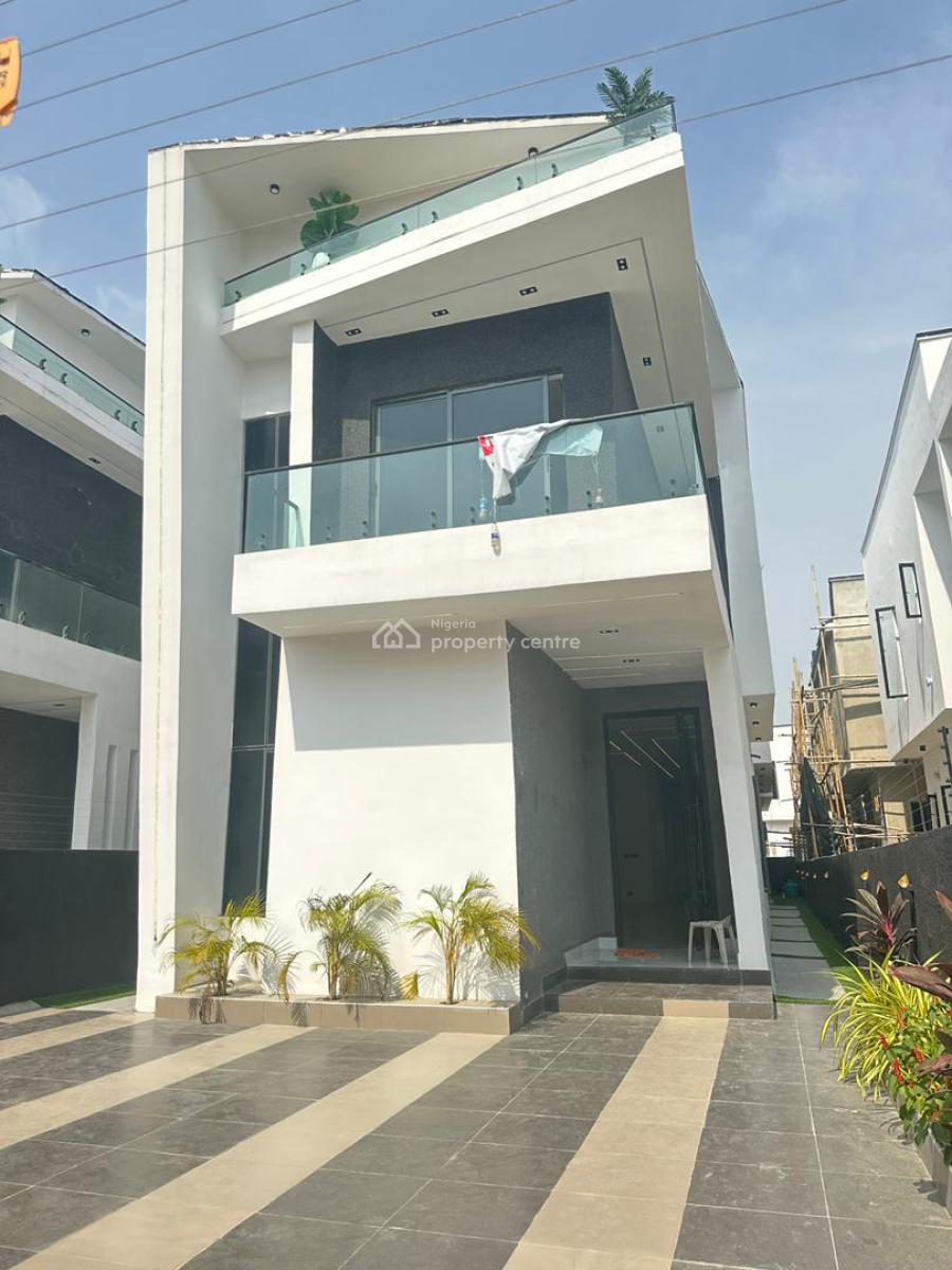 Exquisite 5 Bedroom Fully Detached Duplex with Bq and Pool, Ajah, Lekki, Lagos, Detached Duplex for Sale
