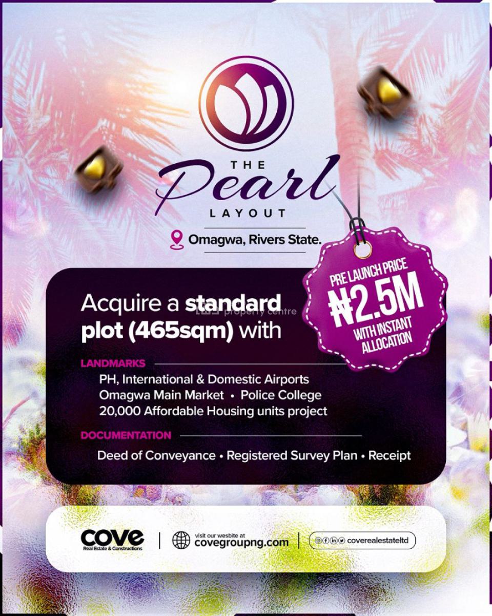 Own a Prime Plot in a Fast-growing Residential Community, Omagwa, Port Harcourt, Rivers, Residential Land for Sale