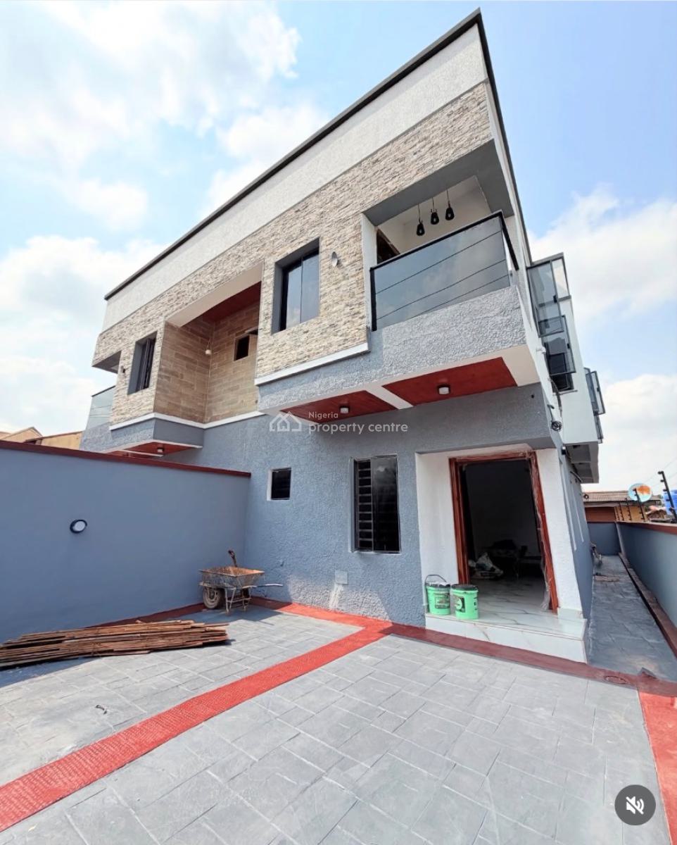 Newly Built 4 Bedroom Semi Detached Duplex with Bq, Gra Phase 1, Magodo, Lagos, Semi-detached Duplex for Sale
