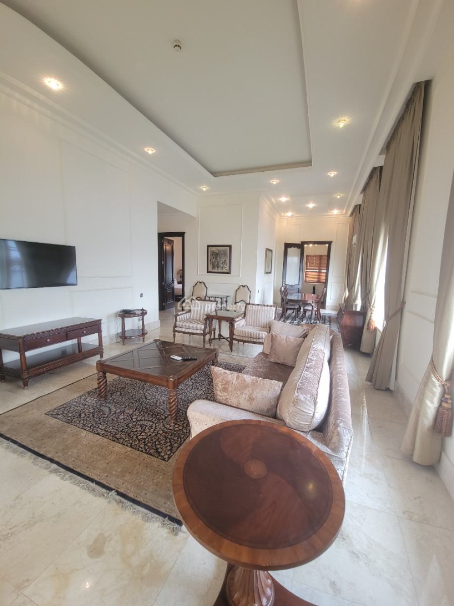 Fully Furnished Waterfront 3 Bedroom Flat, Ikoyi, Lagos, Flat / Apartment for Rent