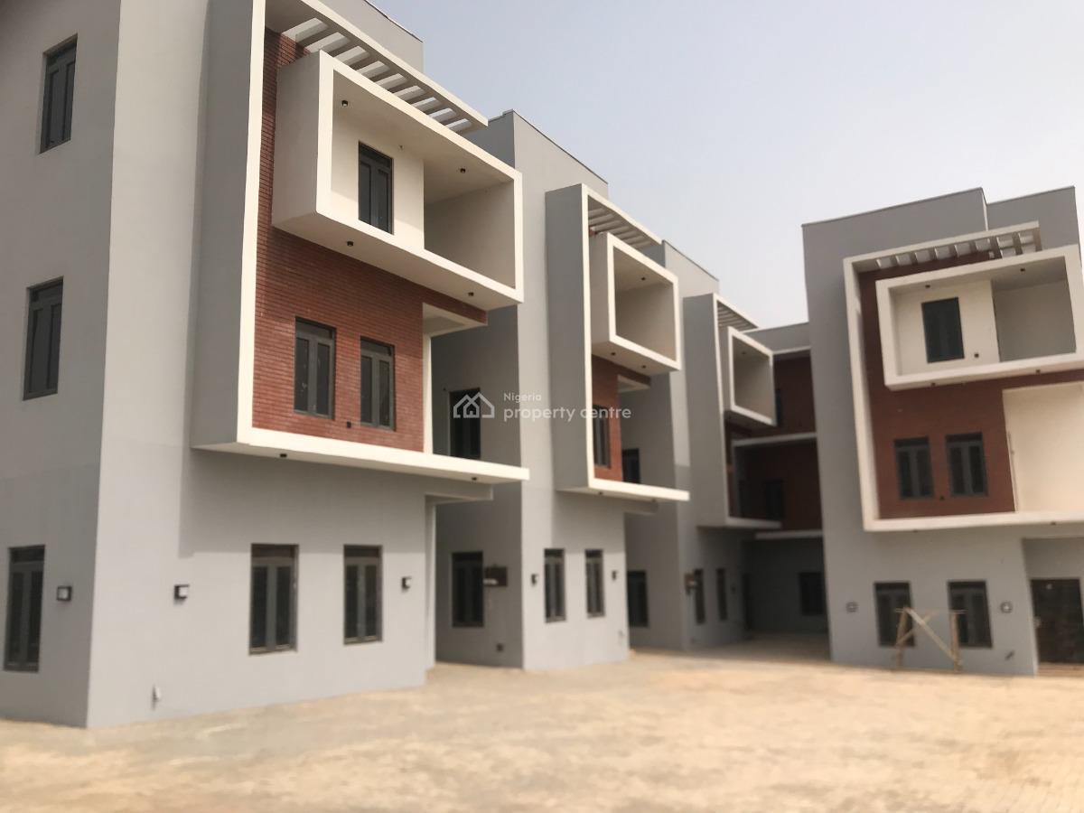 Newly Built 4 Bedrooms Terrace Duplex with Bq, Mabushi, Abuja, Terraced Duplex for Rent