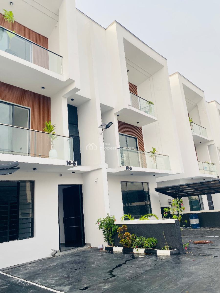 Elegant 4-bedroom Semi-detached Home with Bq, Orchid Road, Lekki, Lagos, Semi-detached Duplex for Sale