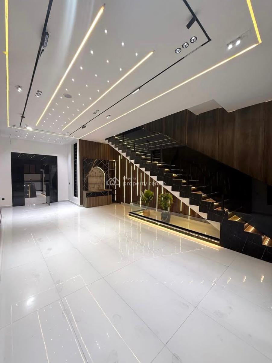 Contemporary 5 Bedrooms Fully Detached House with Bq, Chevron Drive Alternative, Lekki, Lagos, Detached Duplex for Sale