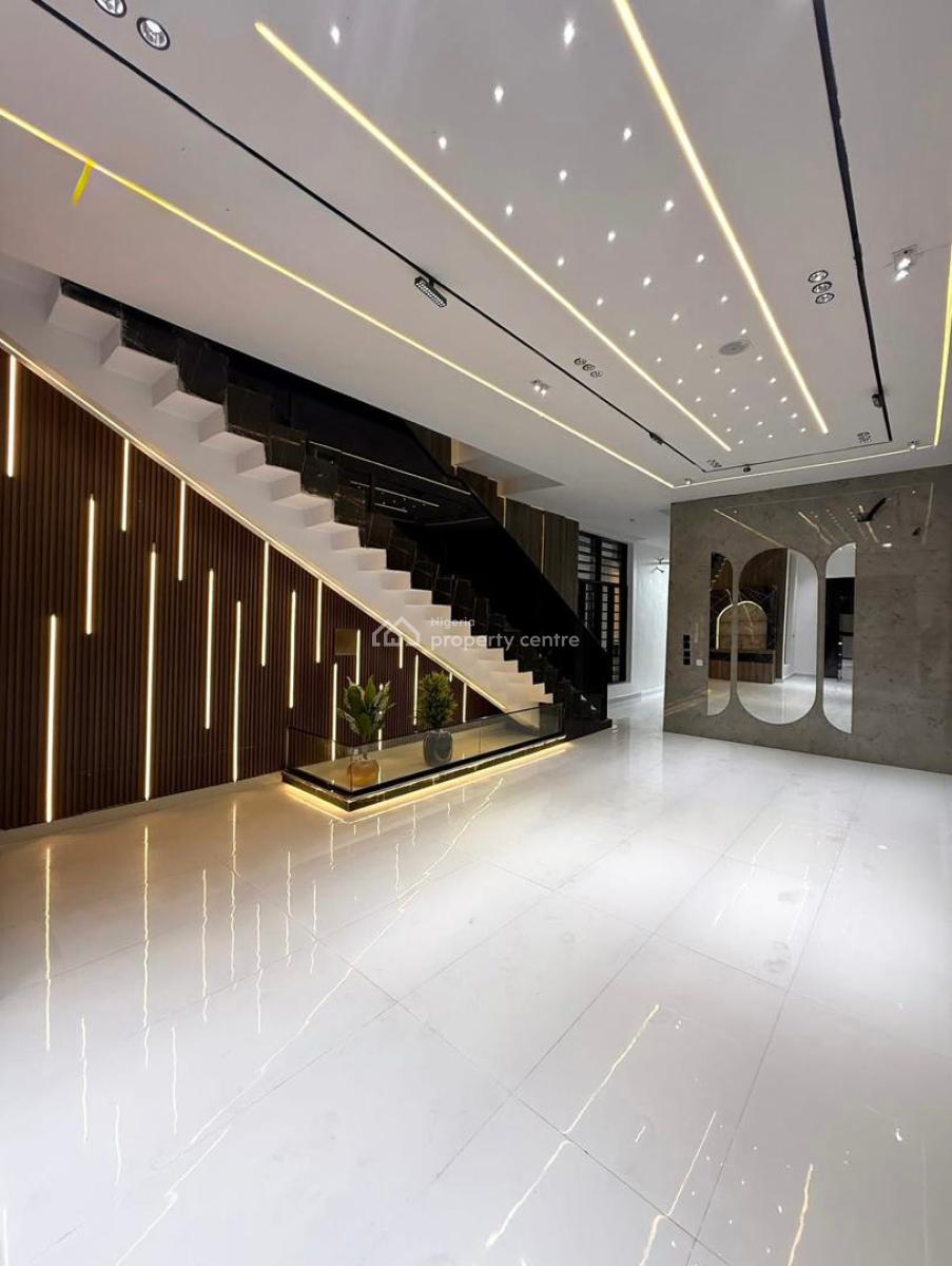 Contemporary 5 Bedrooms Fully Detached House with Bq, Chevron Drive Alternative, Lekki, Lagos, Detached Duplex for Sale