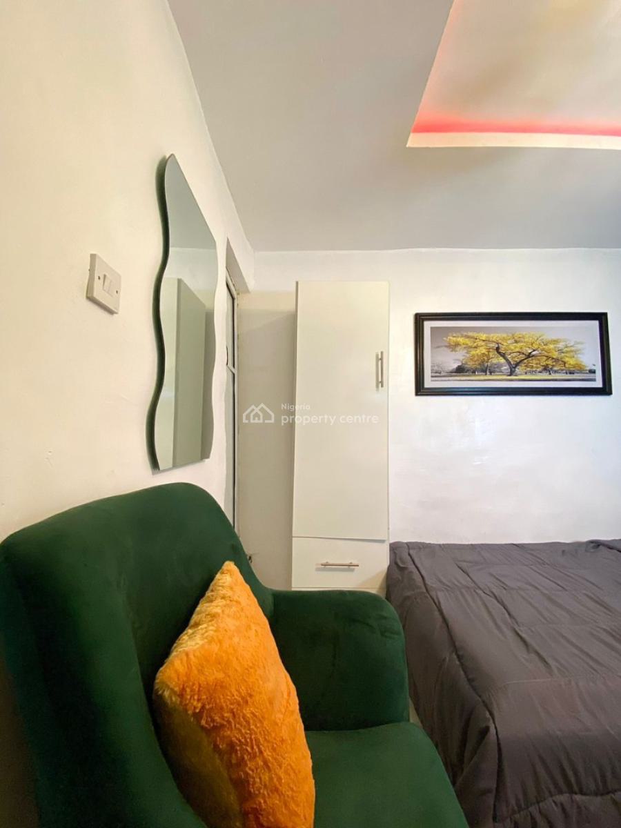 a Fully Furnished Room Self Contain Apartment, Off Pedro Road, Ladilak, Yaba, Lagos, Self Contain (single Rooms) for Rent